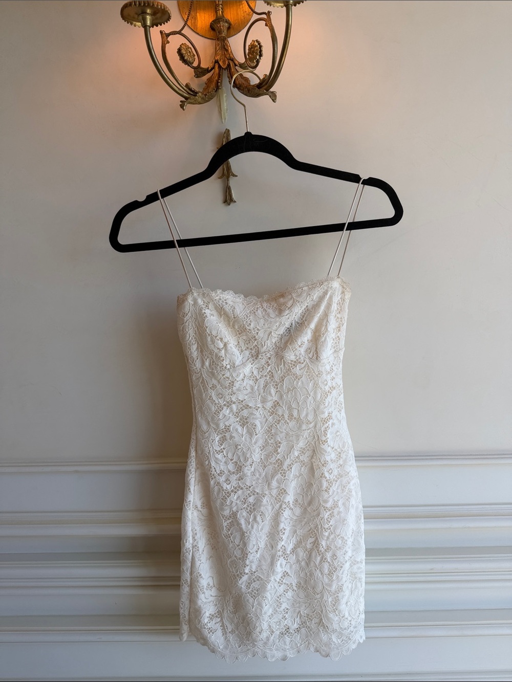 Oh Polly White Lace Dress